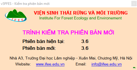 Kiểm tra phiên bản mới